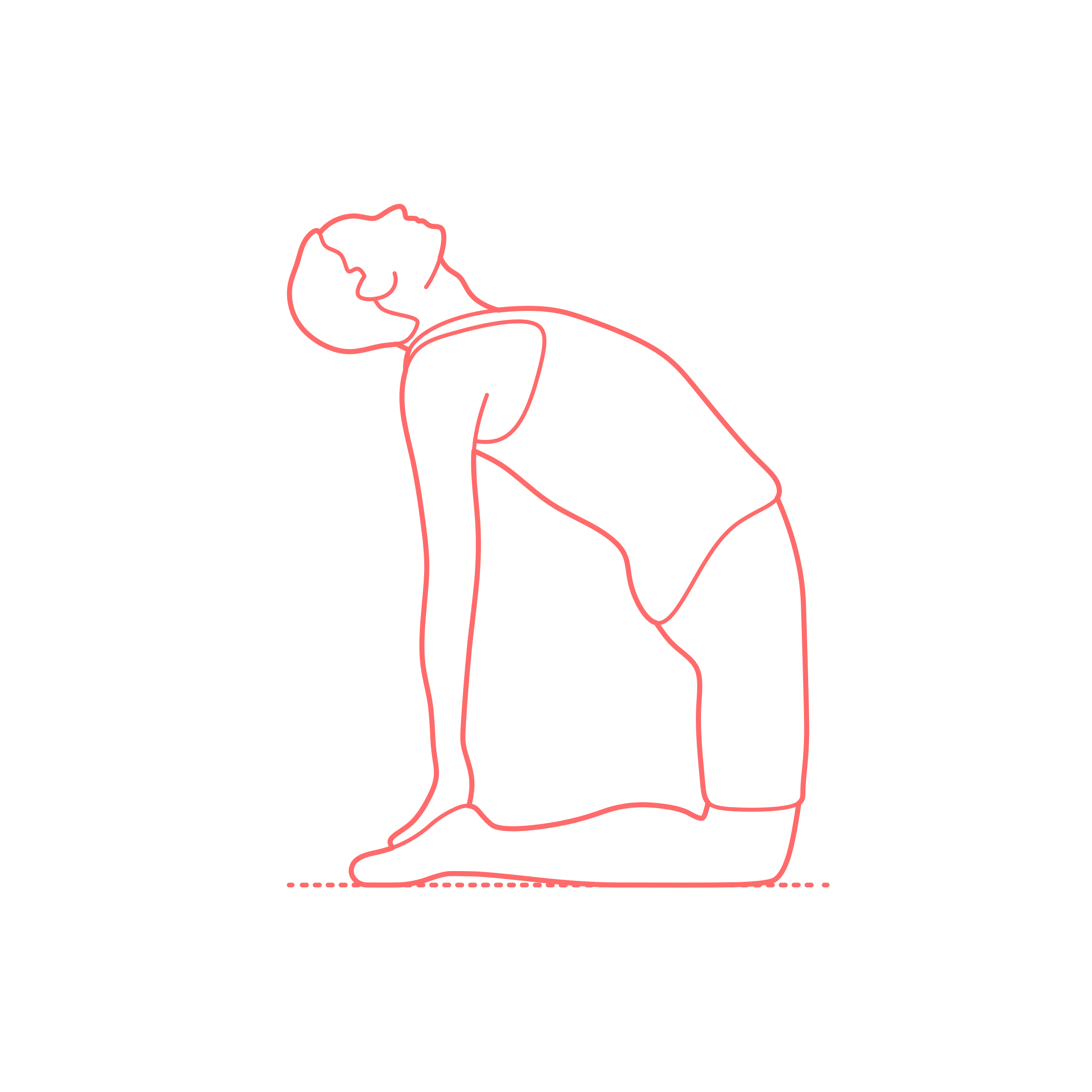Humans Yoga Poses Camel Pose Vinyl Svg File Free Vectors